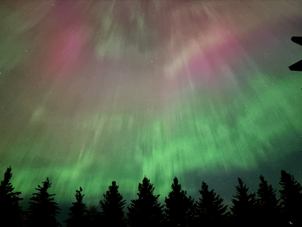 Gallery: Northern Lights dazzle Central Alberta